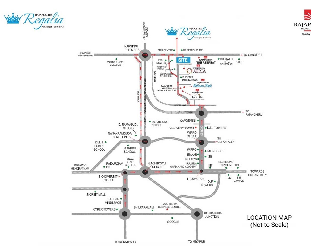 Rajapushpa Regalia Location Image
