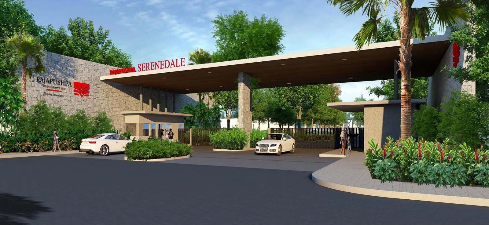 Rajapushpa Serene Dale Entrance View