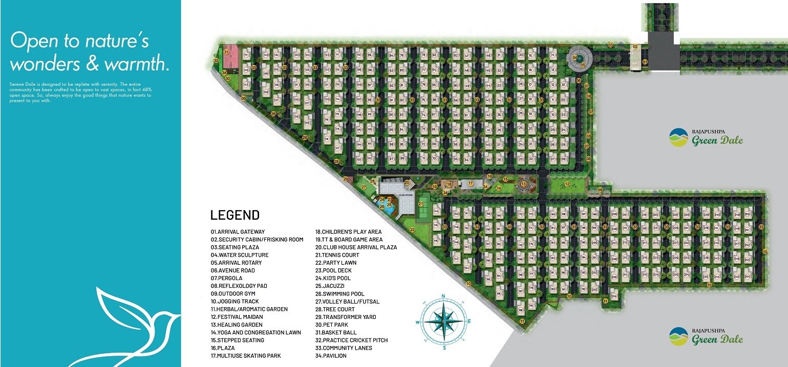 Rajapushpa Serene Dale Master Plan 2