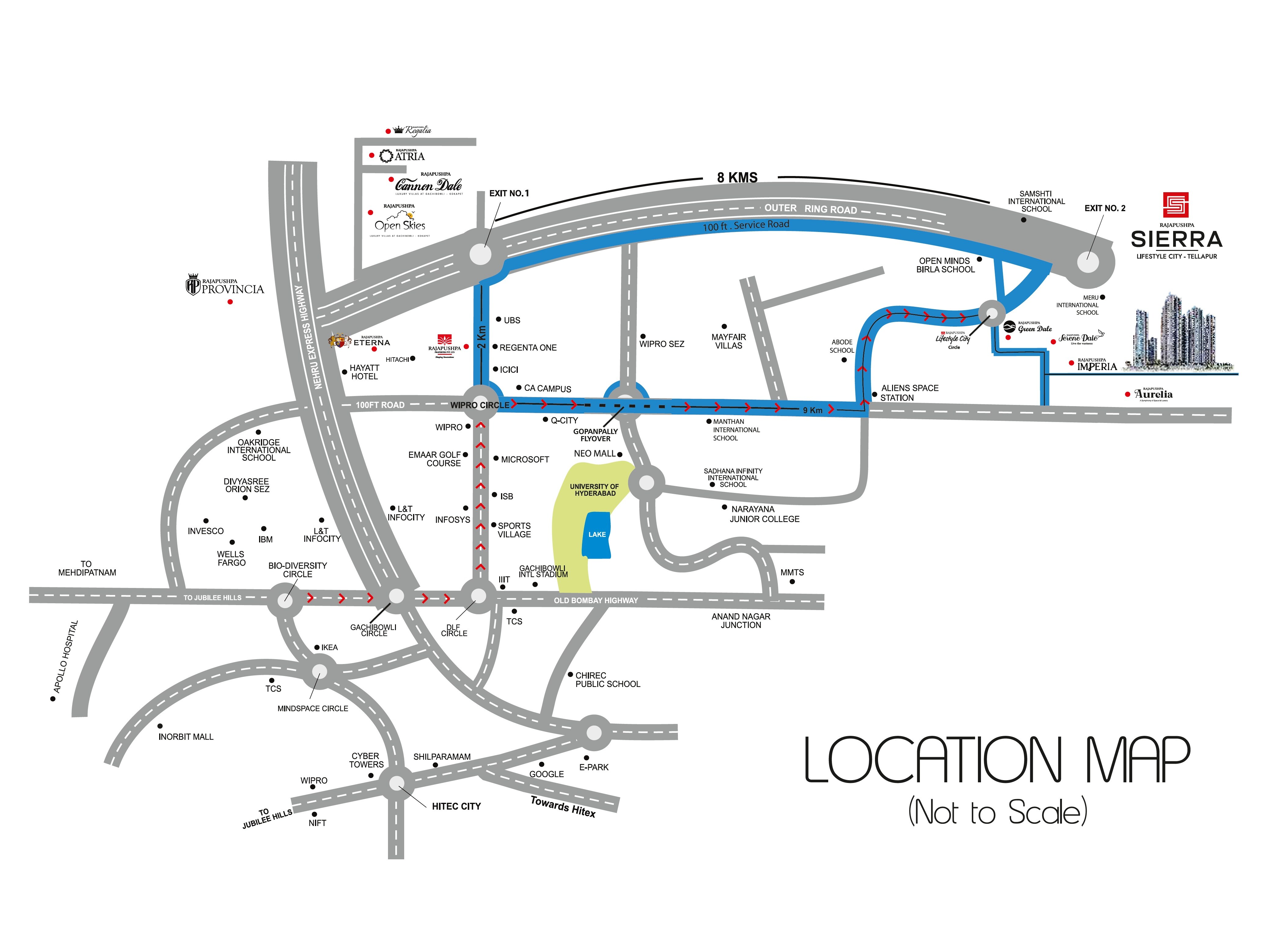 Rajapushpa Sierra Location Image