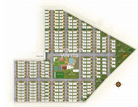 Ramky Gardenia Grove Villas Master Plan 1