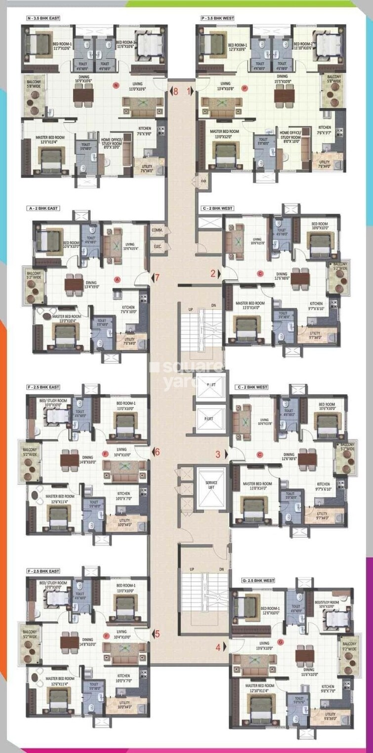 Ramky One Harmony Floor Plans 2