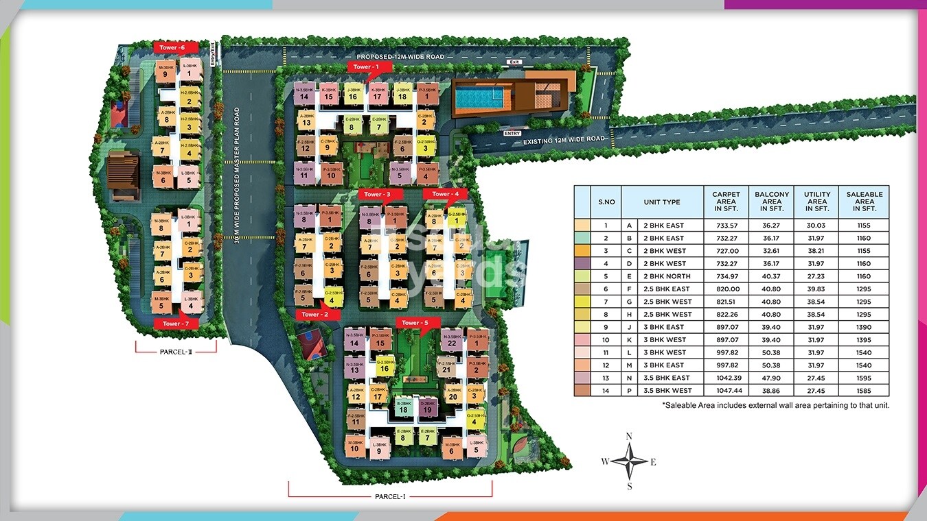 Ramky One Harmony Master Plan 1