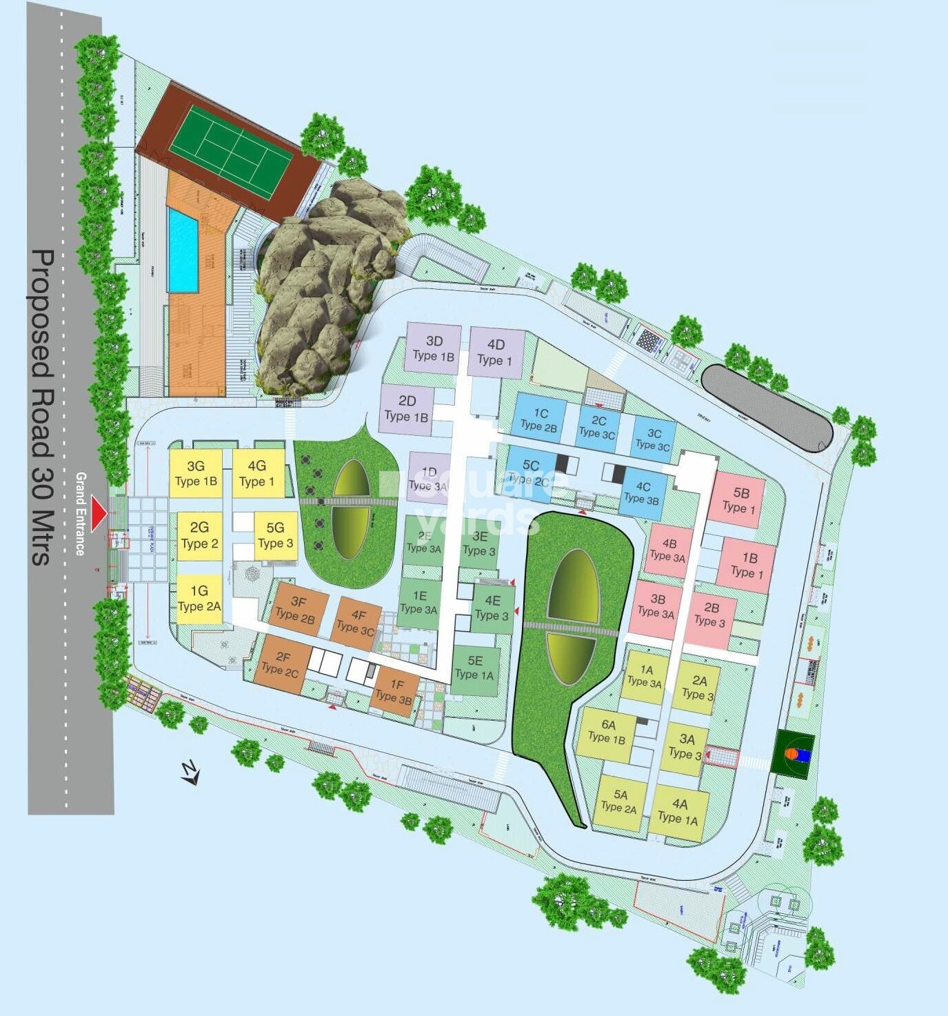 Ramky One Kosmos Master Plan 1
