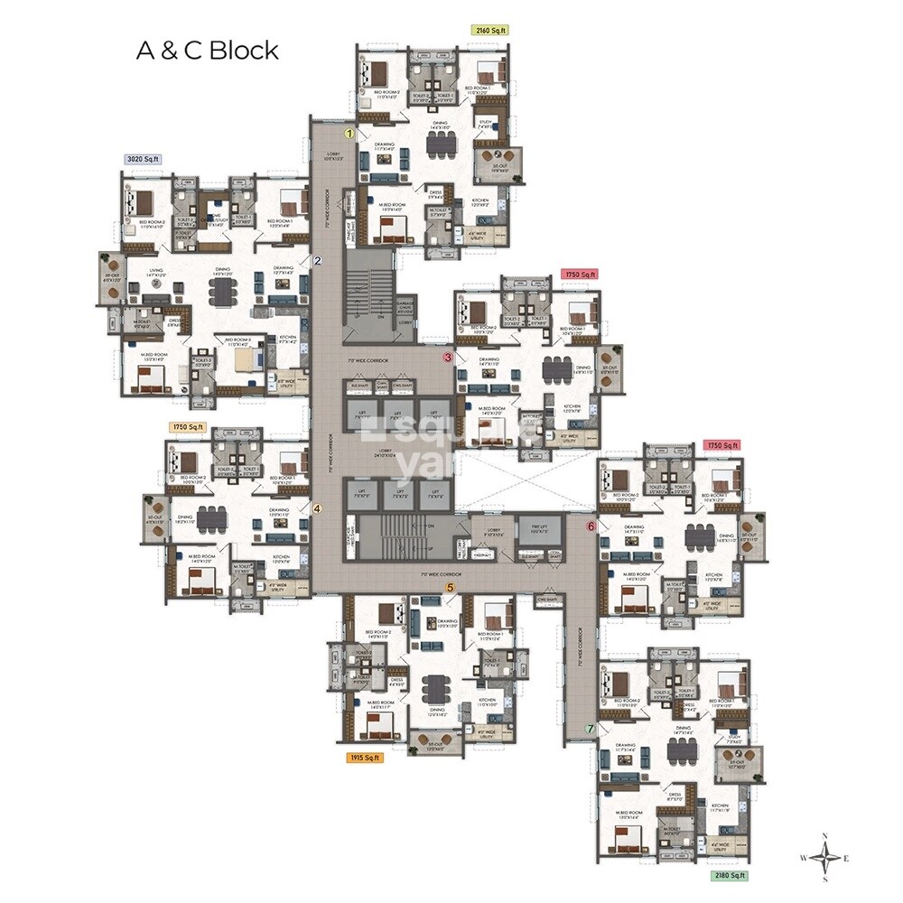 Ramky One Odyssey Floor Plans 1