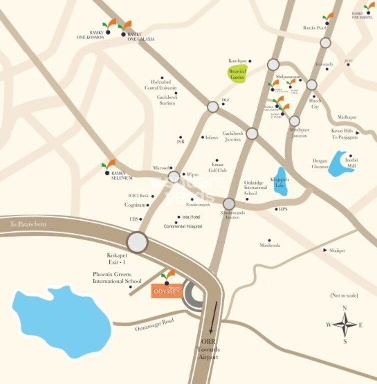 Ramky One Odyssey Location Image