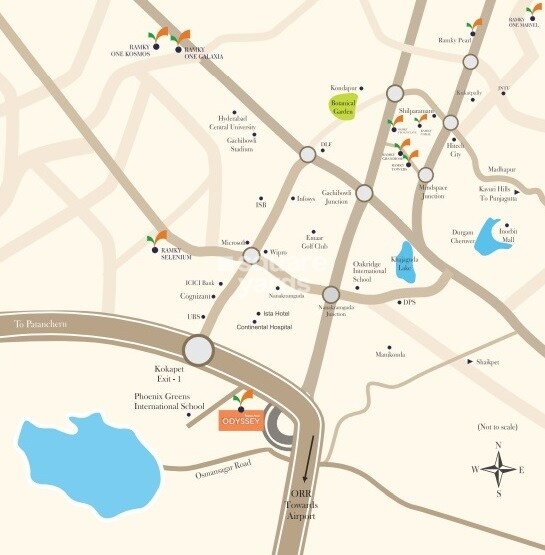 Ramky One Odyssey Location Image