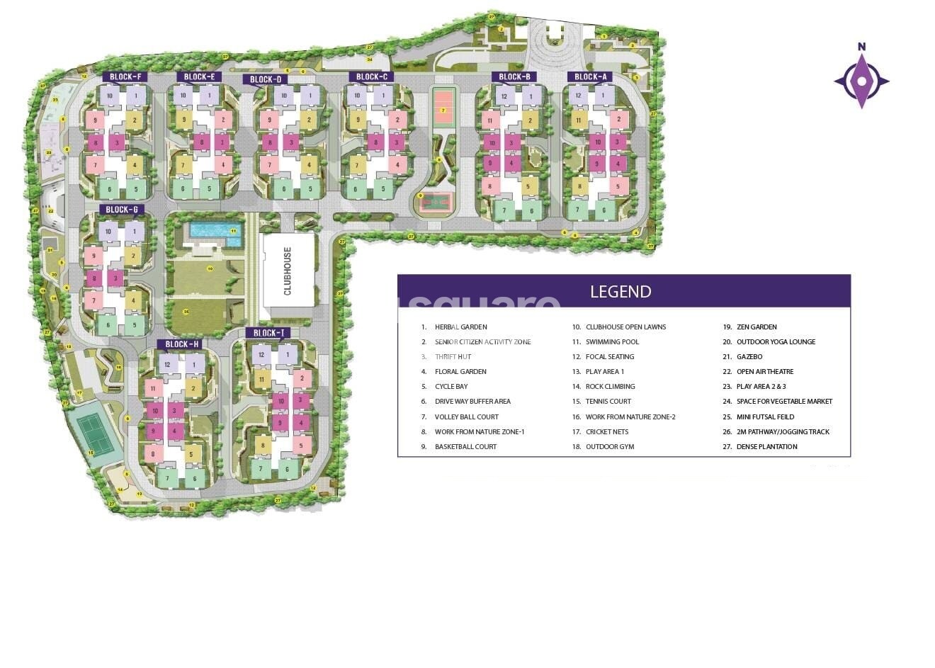 Ramky One Symphony Master Plan Image