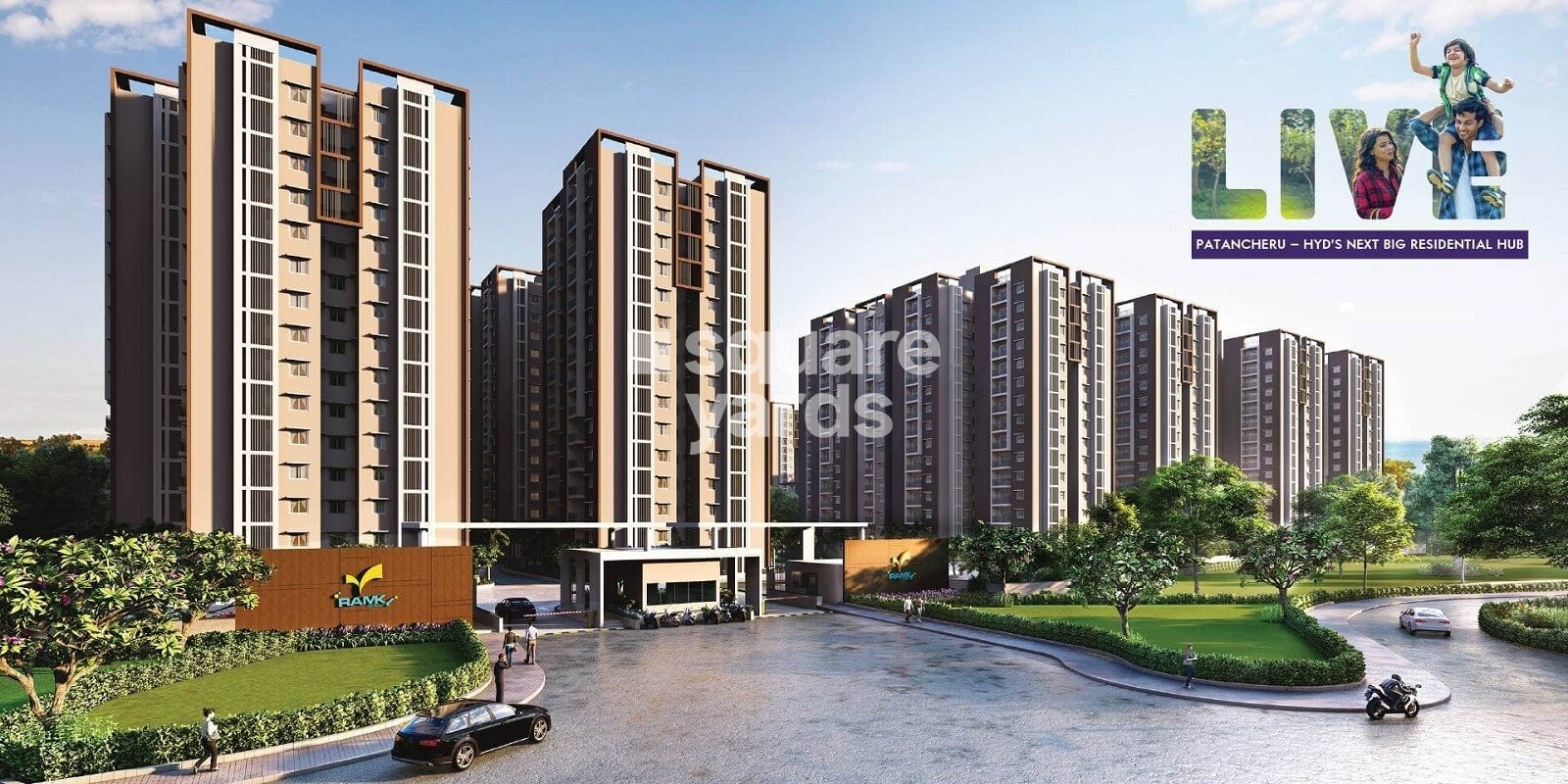 Ramky One Symphony residential project in Peeranchuruvu