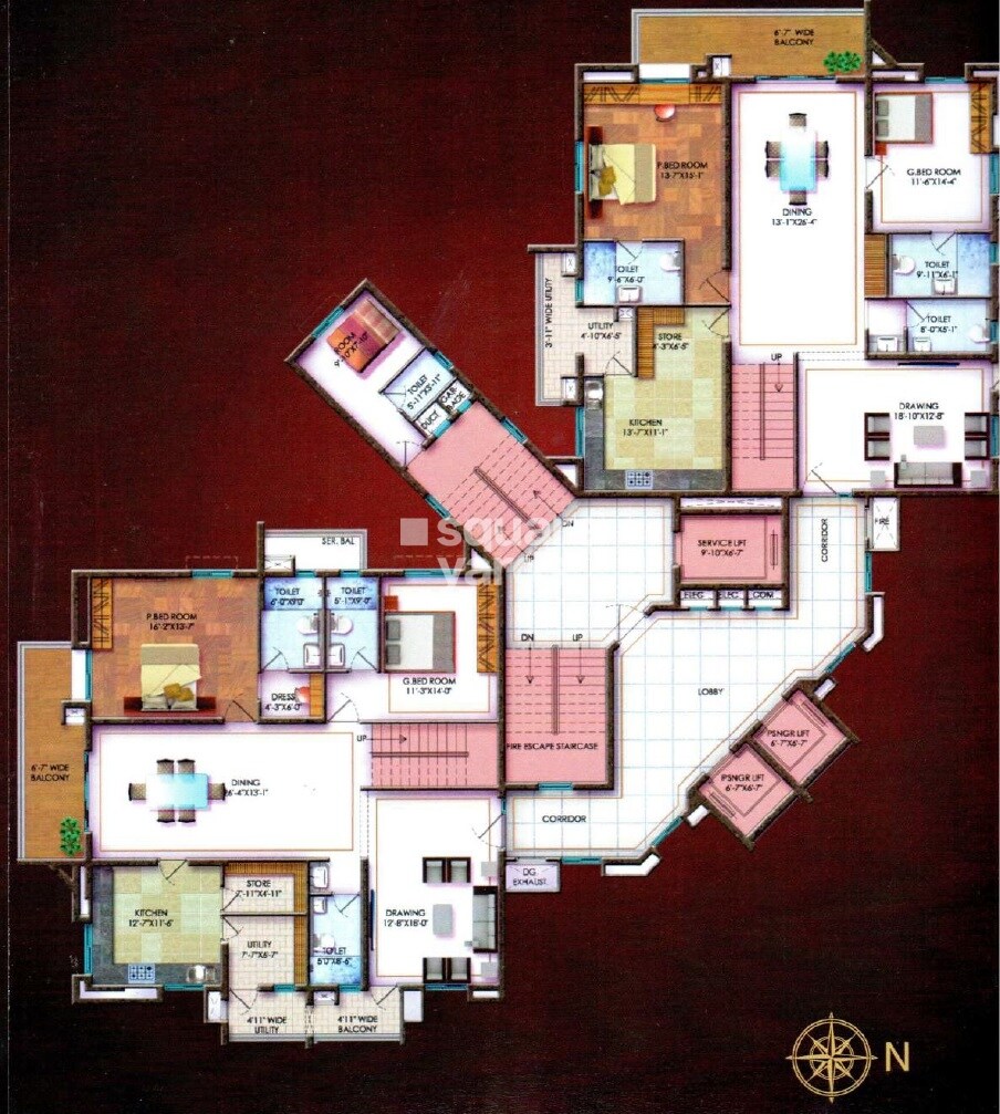 Ramky Towers Floor Plans