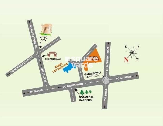 Ramky Towers Location Image