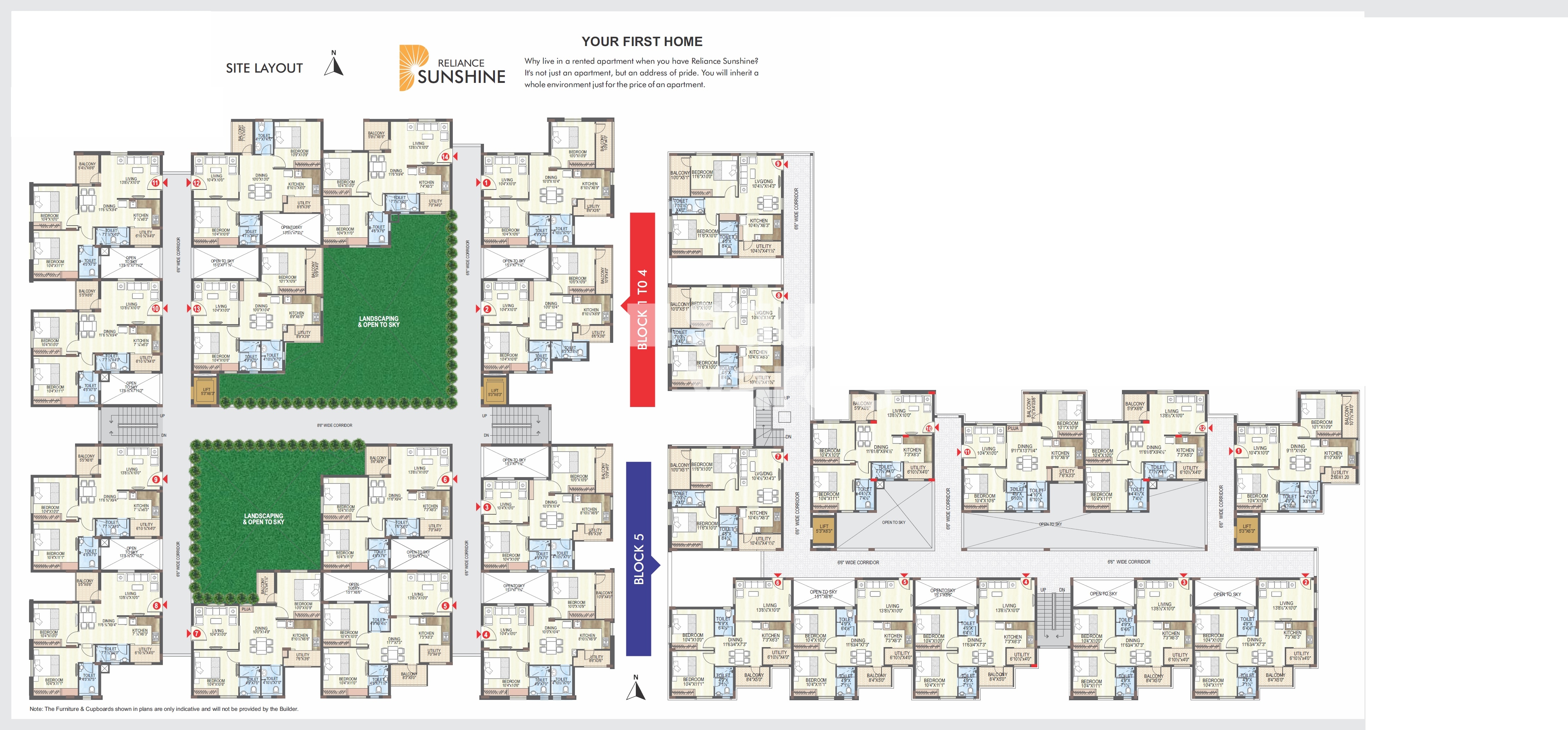 Reliance Sunshine Floor Plans