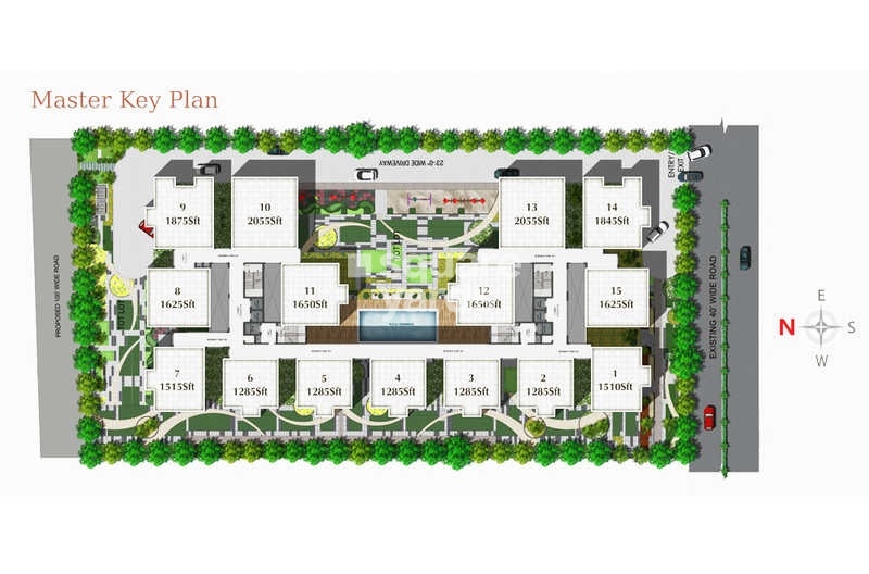 Riddhi Saphire Master Plan Image