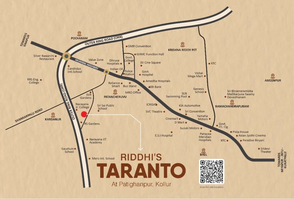 Riddhi Taranto Location Image