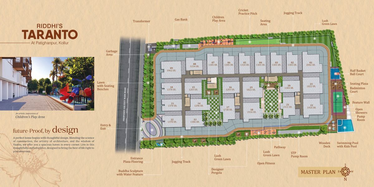 Riddhi Taranto Master Plan Image