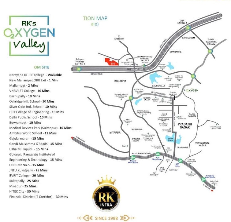 RK Oxygen Valley Location Image