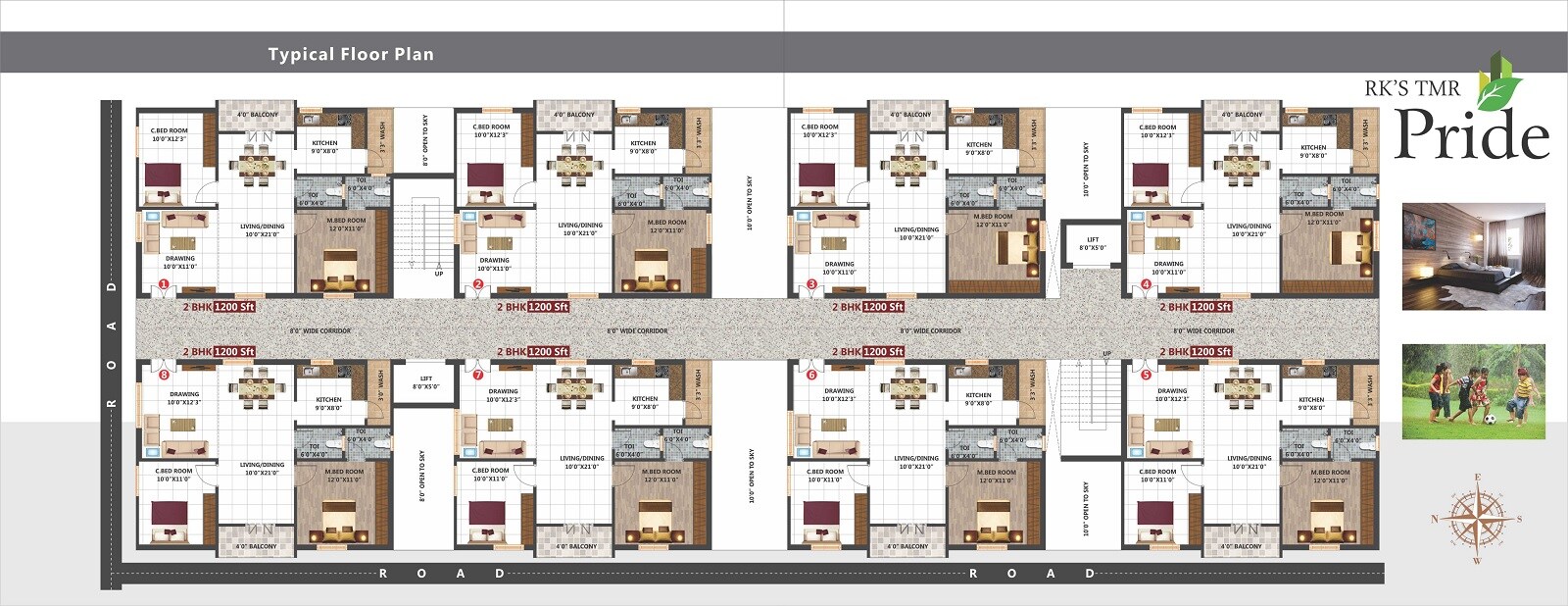 RK TMR Pride Floor Plans