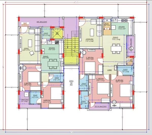 RN Aadhvaya Floor Plans
