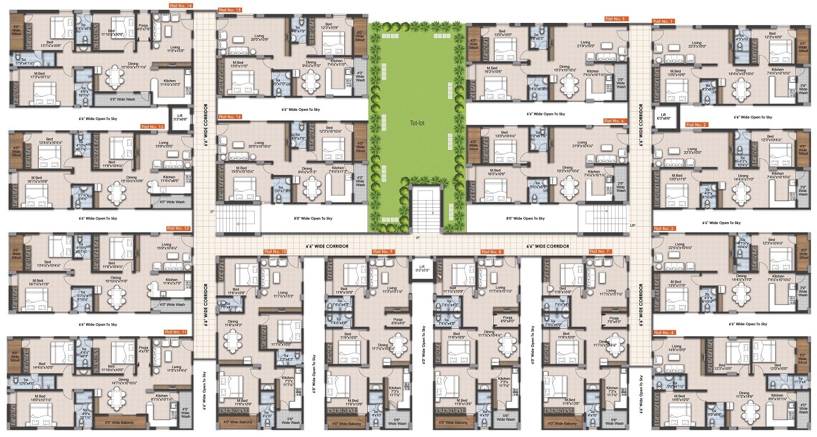 RNG Westend Floor Plans