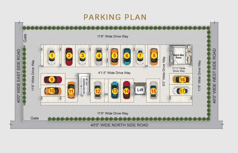RNR BN Reddy Residency Floor Plans 2