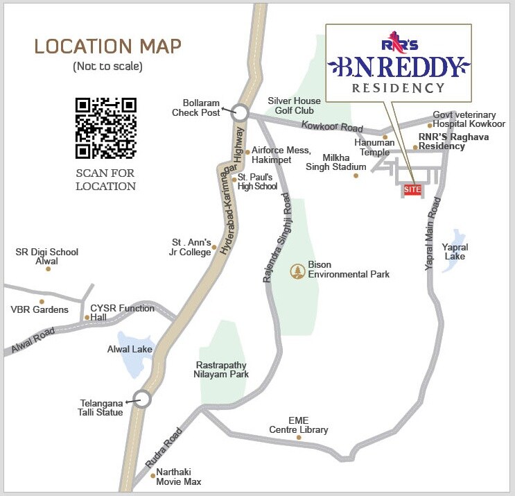 RNR BN Reddy Residency Location Image