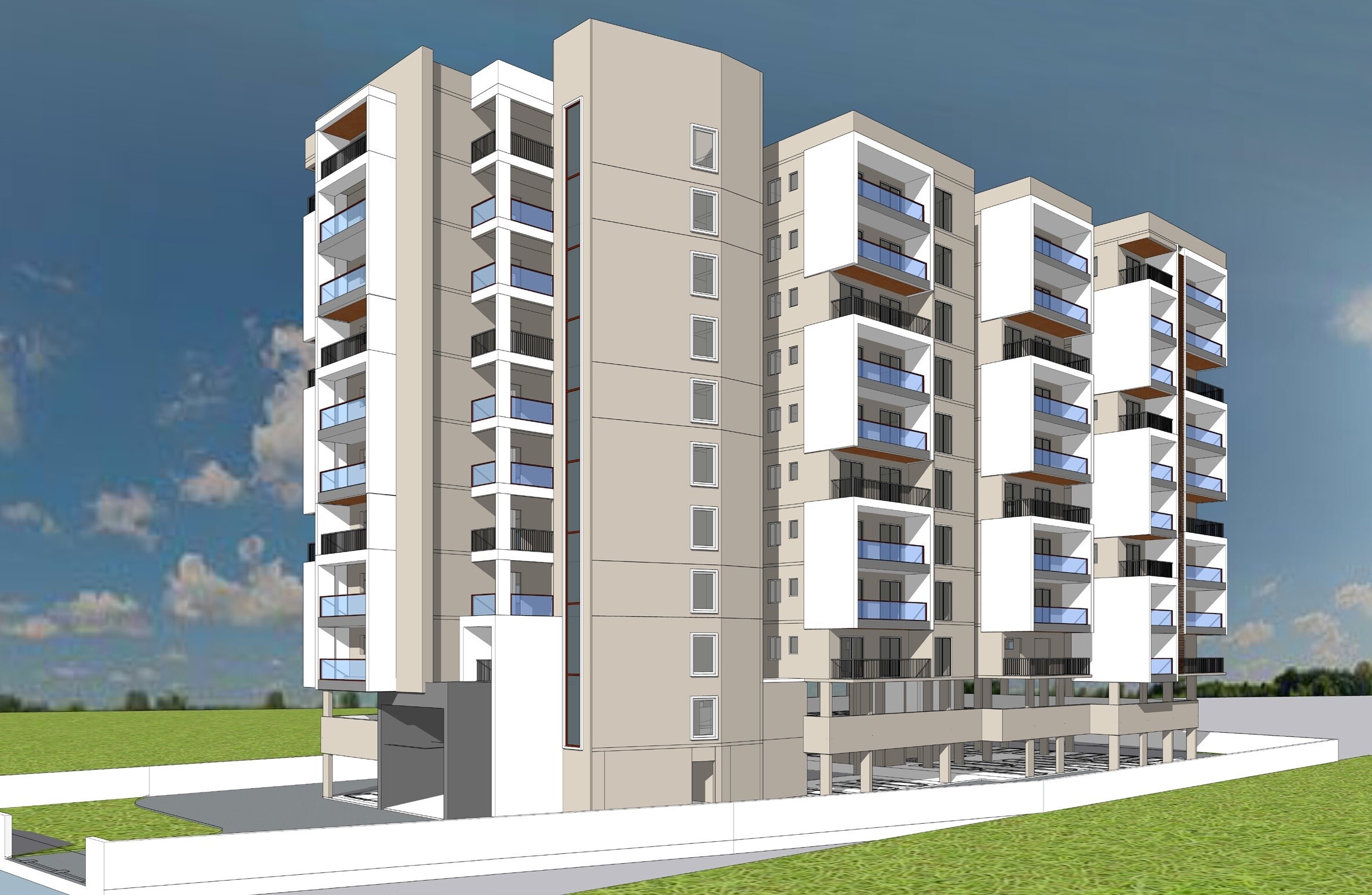 RNR Tranquil Tower Apartment Exteriors