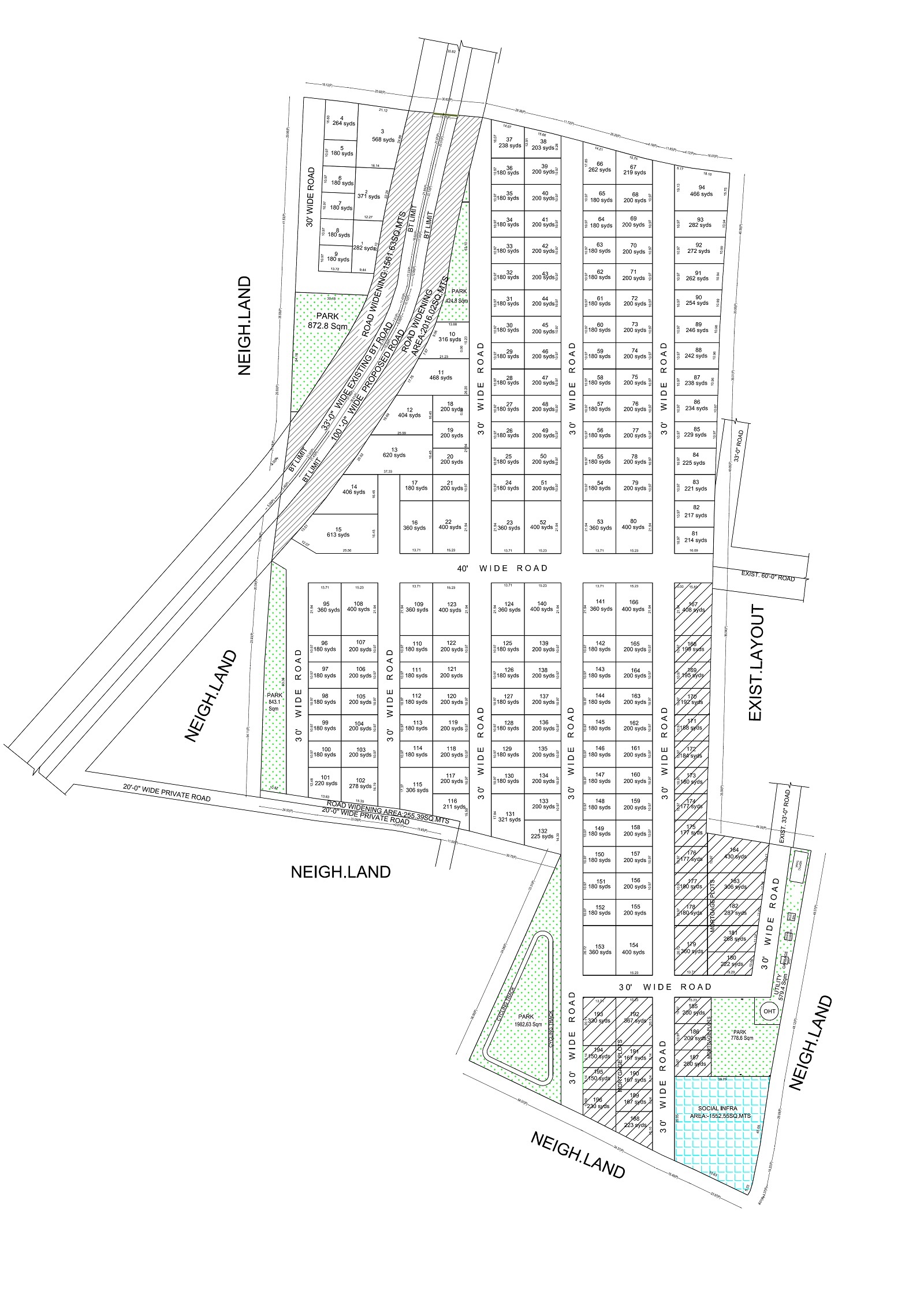 Rohini SR Premium County Master Plan Image