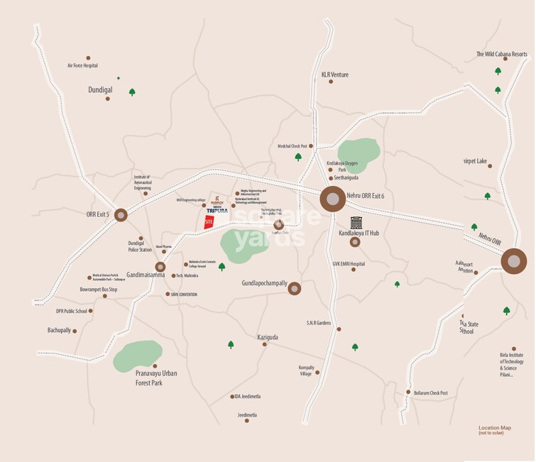 Rubrick Tripura Location Image