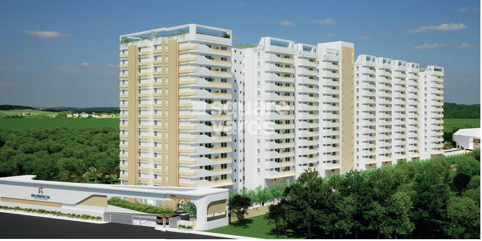 Rubrick Tripura residential project in Gandi Maisamma