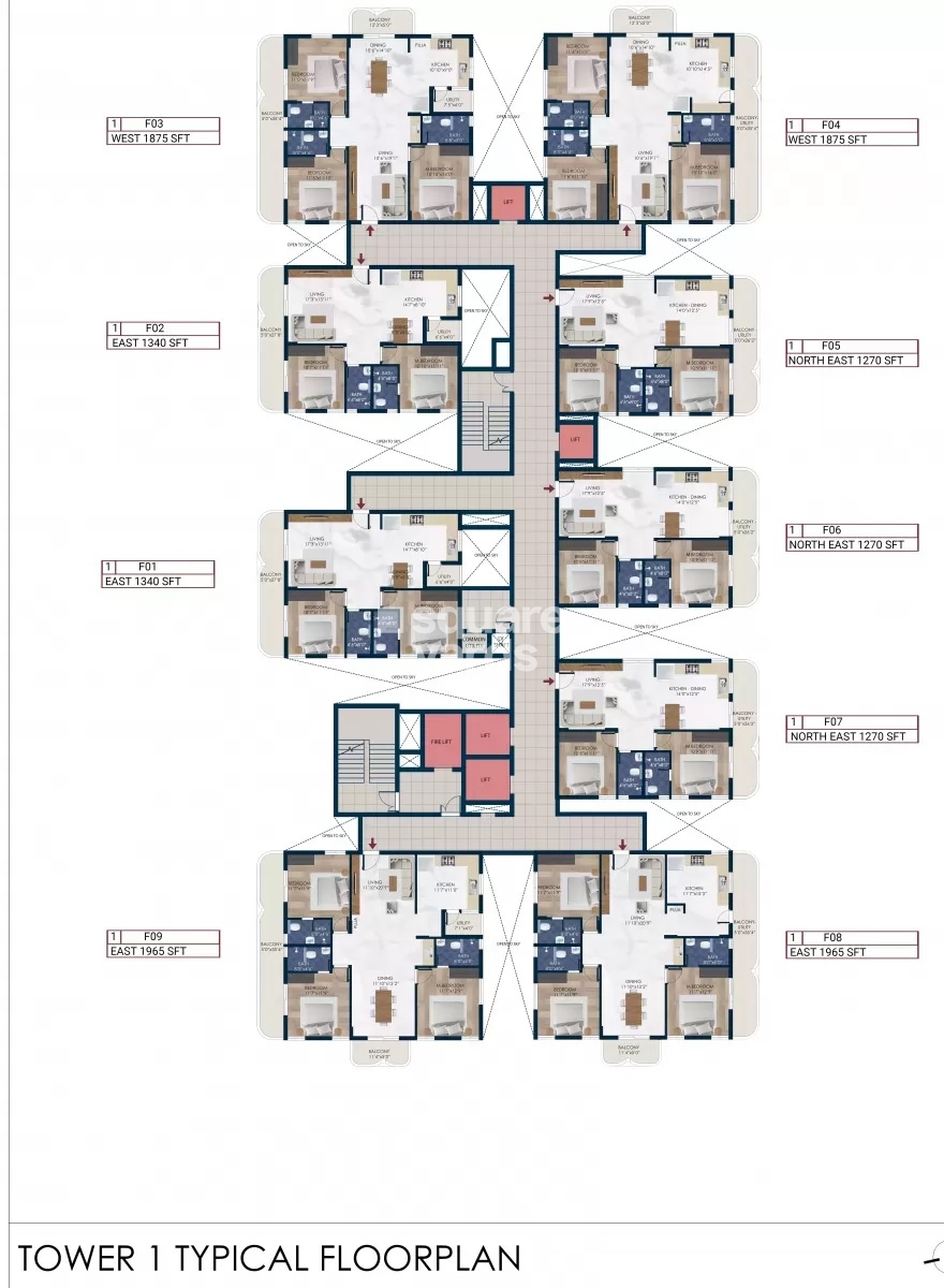 Rubrick Tulip in Tukkuguda, Hyderabad @ 58.31 Lac - Floor Plans ...