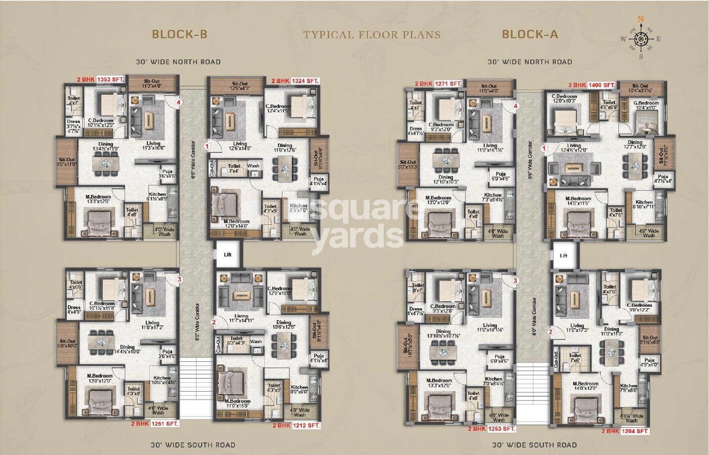 Saanvi Aurelia Homes Floor Plans