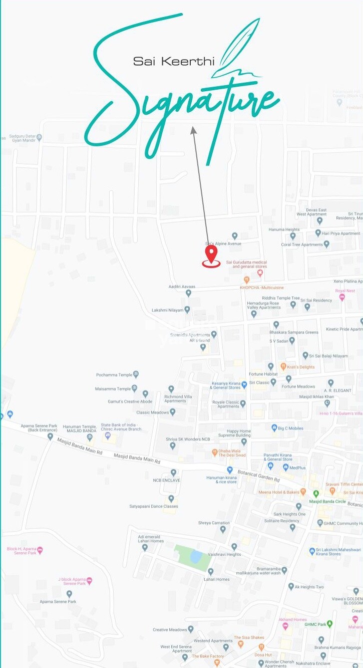 Sai Jyothi Keerthi Signature Location Image