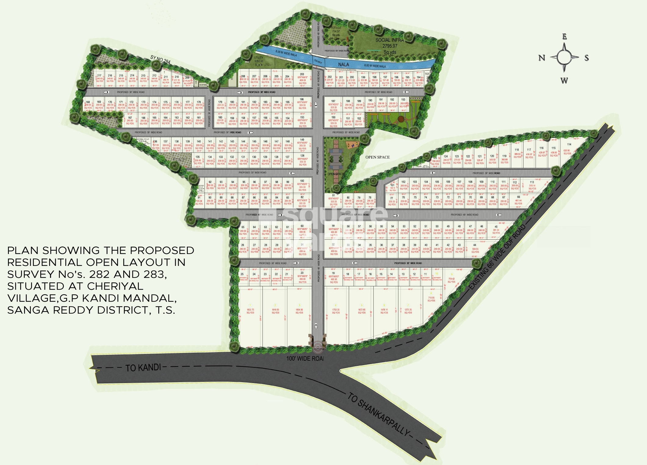 Sai Sandeep LR Green Shields Master Plan Image