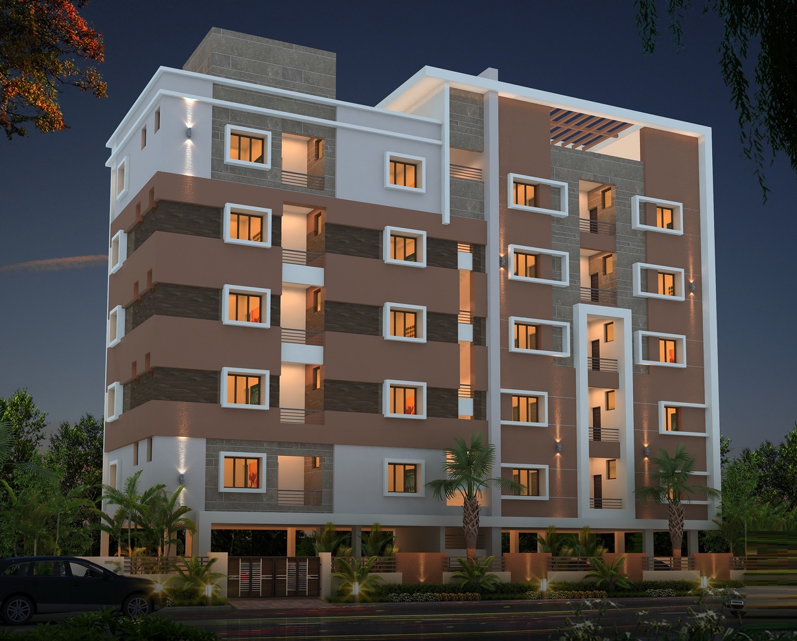 Sai Srinivasa Luxuria Apartment Exteriors