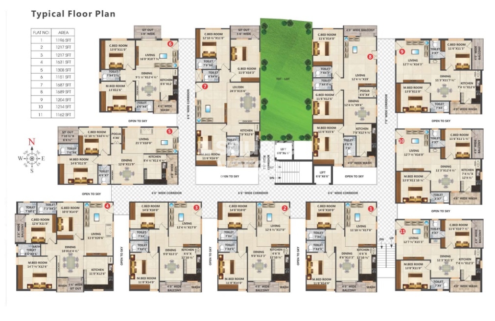 Sai Balaji Srinivasam Manikonda Floor Plans