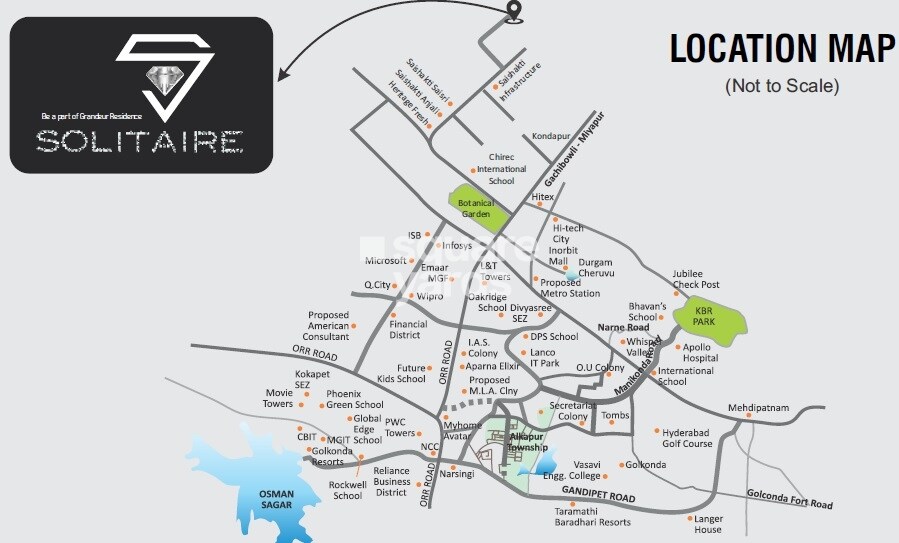Saishakti Solitaire Location Image