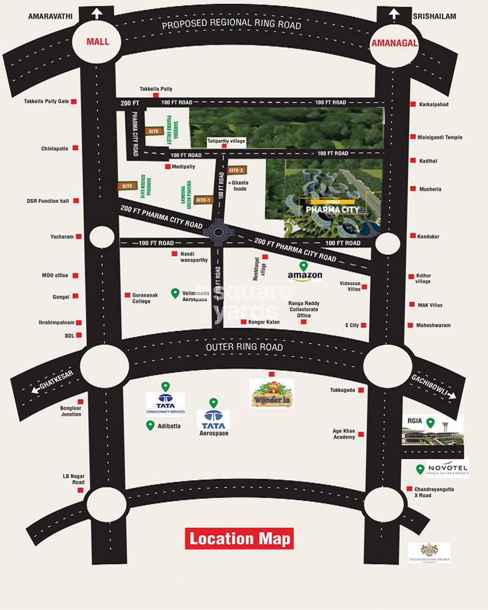 Samooha Green Pharma One Location Image