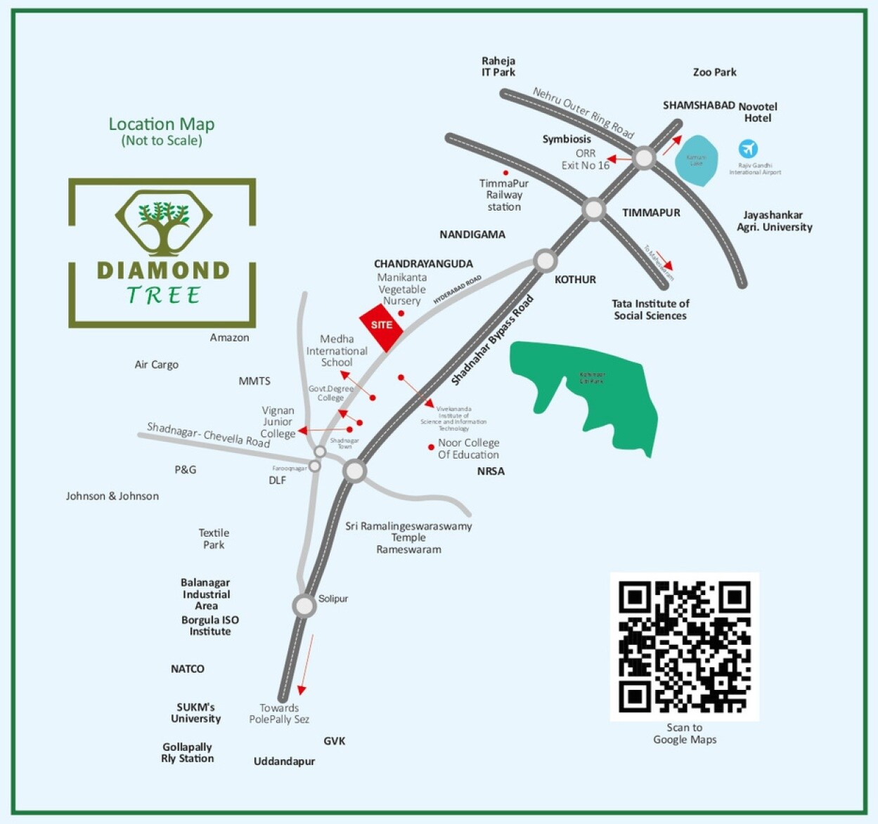 Sampada Diamond Tree Location Image