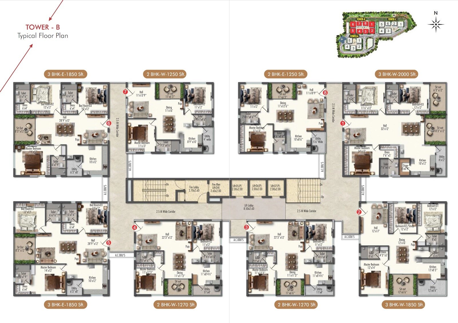 Samracana Swasthi Floor Plans 2