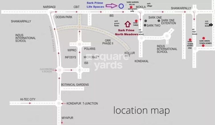 Sark Prime North Meadows Location Image