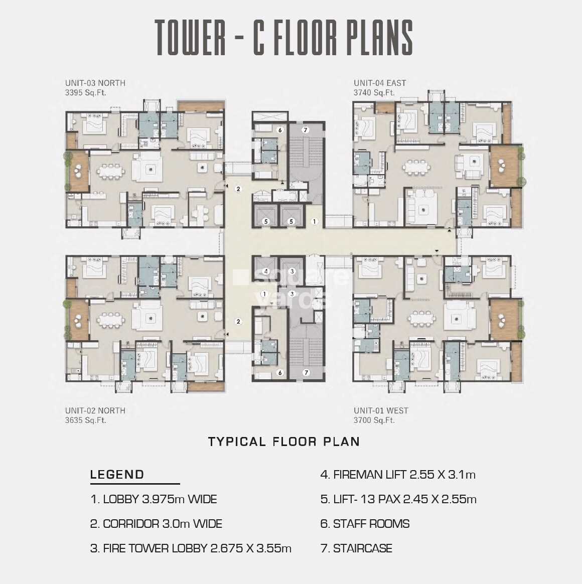 SAS Diamond Towers Floor Plans 2