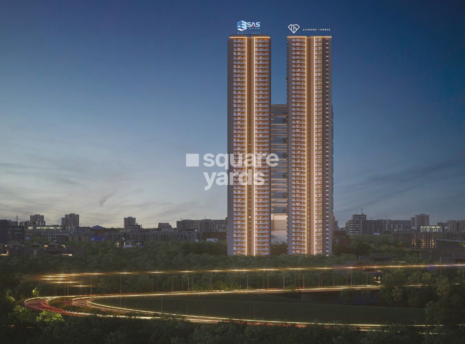 SAS Diamond Towers Tower View 3