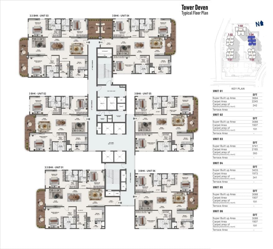 Sattva Lago Floor Plans 1