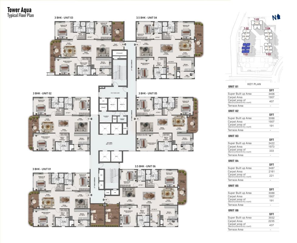 Sattva Lago Floor Plans 2