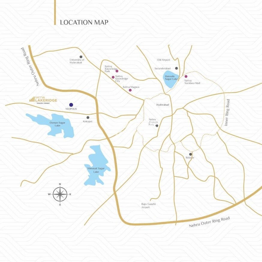 Sattva Lakeridge Location Image