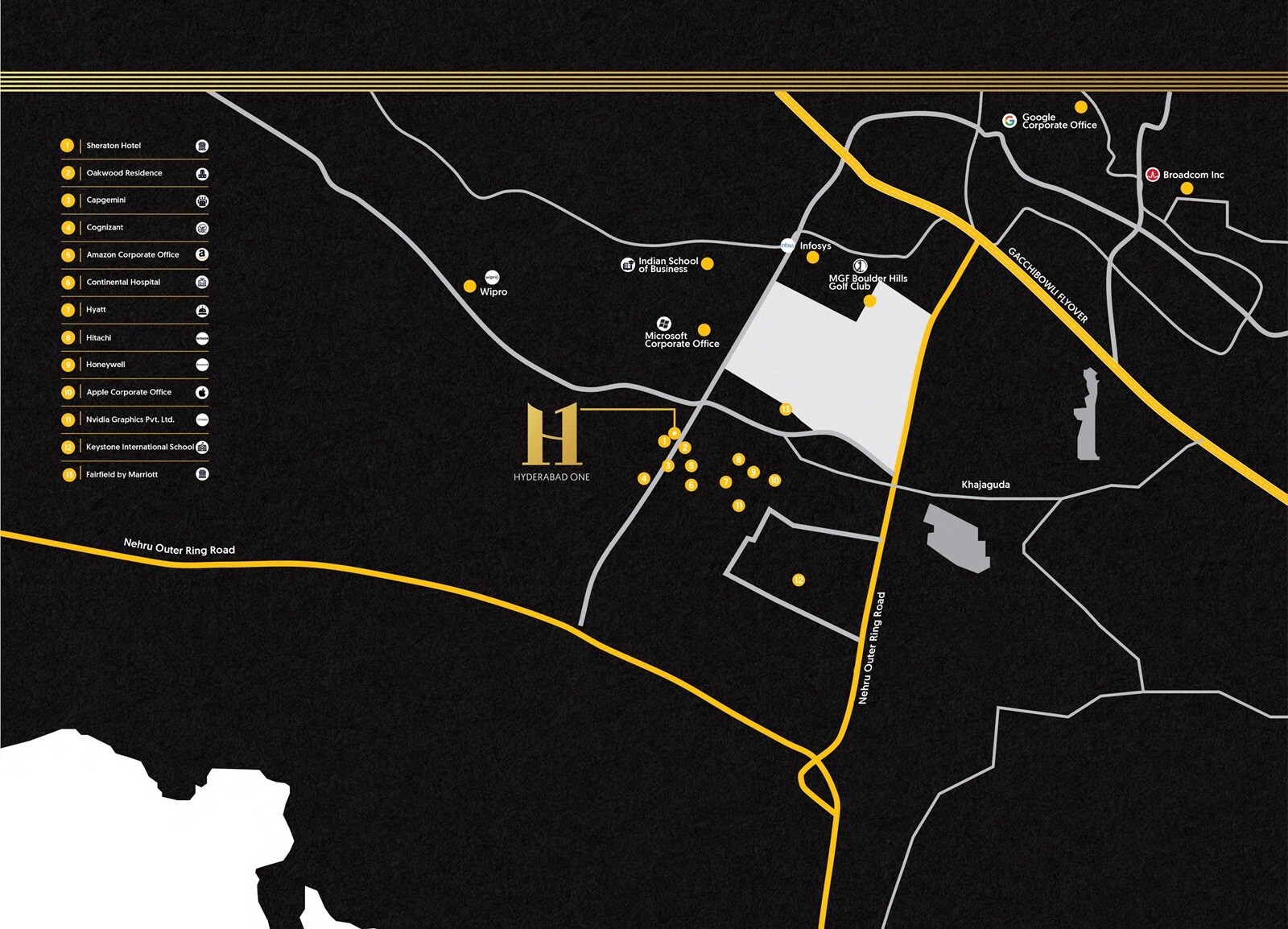 Sensation Hyderabad One Location Image