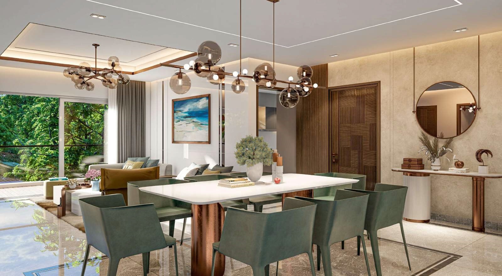 Serene NSL Nakshatra Apartment Interiors 3