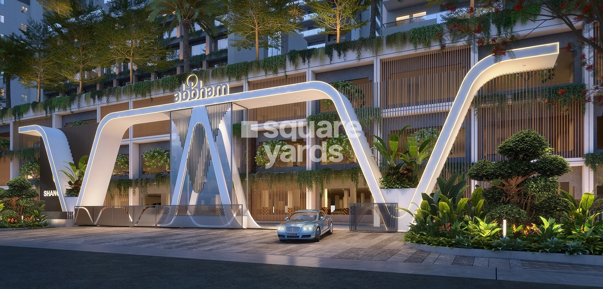 Shangrila Abbham Entrance View