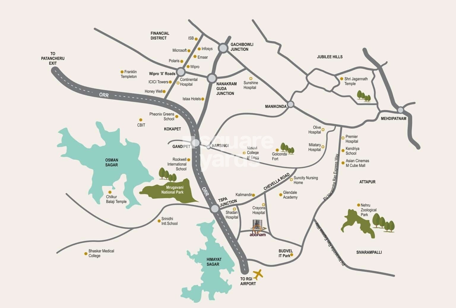 Shangrila Abbham Location Image