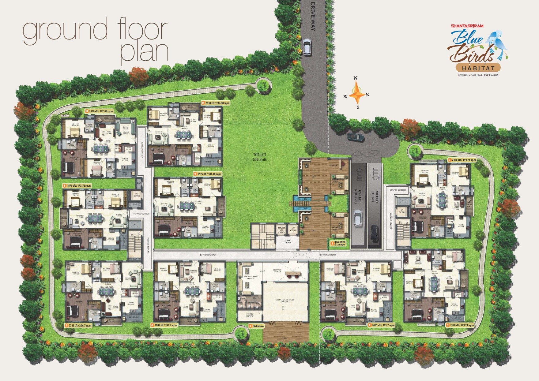 Shanta Sriram Blue Birds Habitat Floor Plans 1